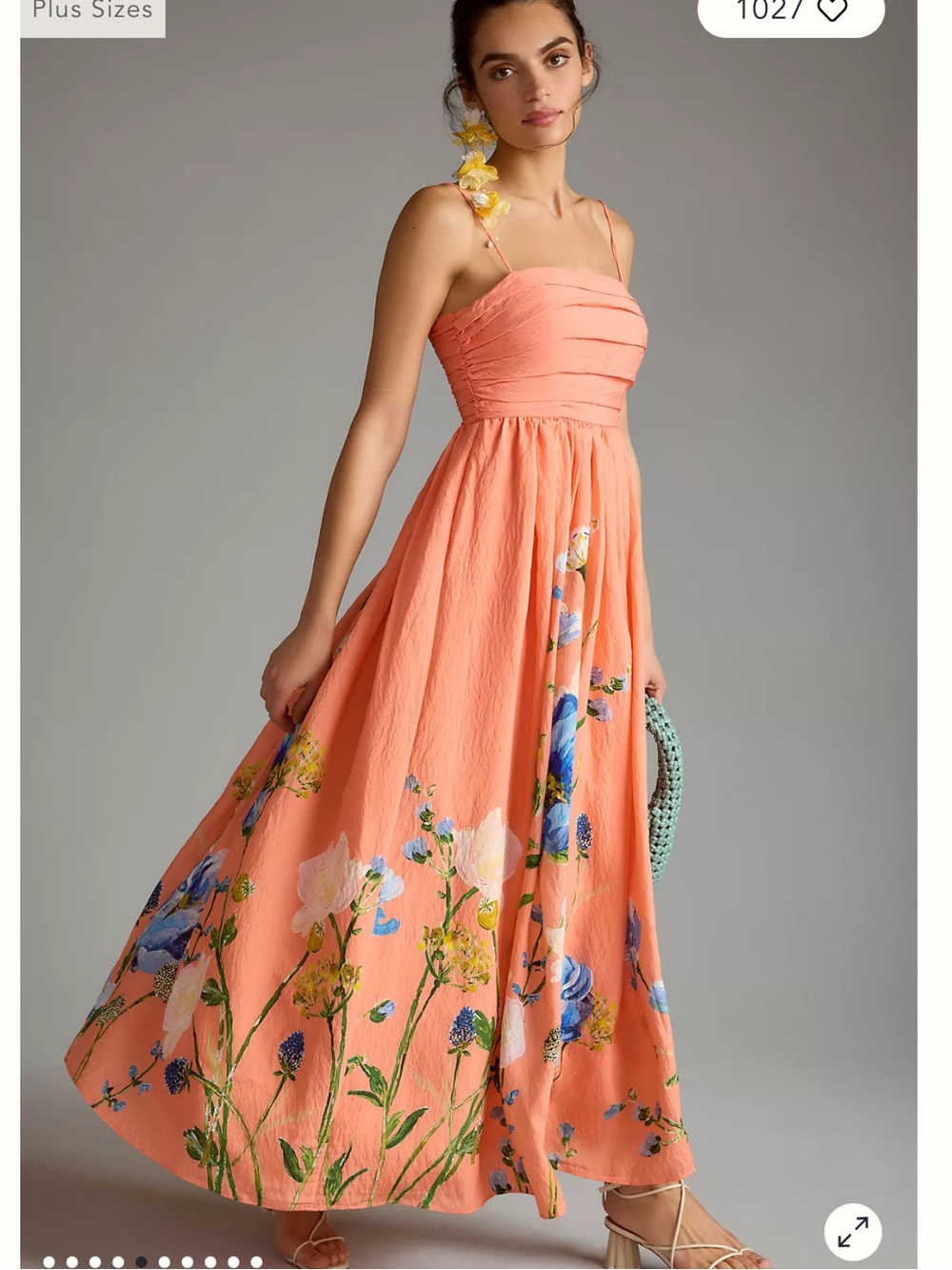 The Lorelei Ruched-Bodice Midi Dress
